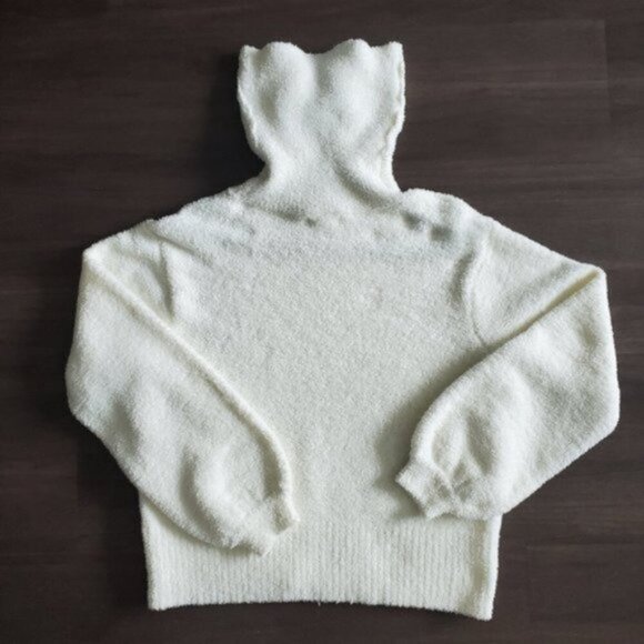 Kaisley White Sweater Soft Top Size M - Picture 4 of 4